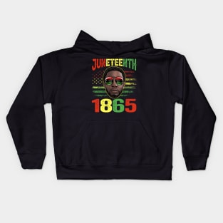 Juneteenth Is My Independence Day Black King Fathers Day Men Kids Hoodie